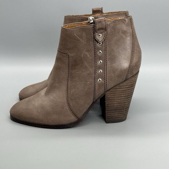 Coach Shoes - Coach Haven Tan Booties Boots Size 7.5 Women’s Leather Ankle Boots Peeling READ